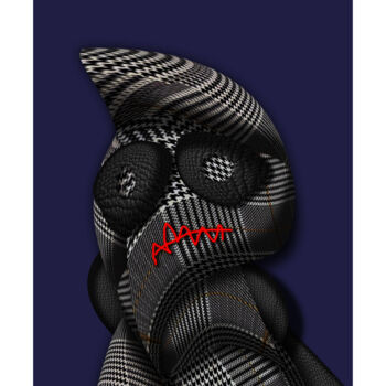 Grafika cyfrowa / sztuka generowana cyfrowo zatytułowany „Sad Prince Purple” autorstwa Lecaret, Oryginalna praca, 2D praca c…