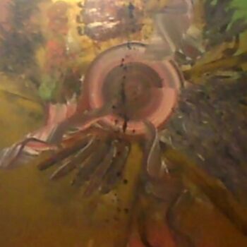 Картина под названием "le soleil" - Desire Lefebvre, Подлинное произведение искусства, Акрил