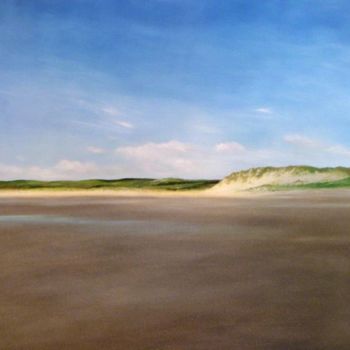 Painting titled "Dune" by Lydie Le Gléhuir, Original Artwork