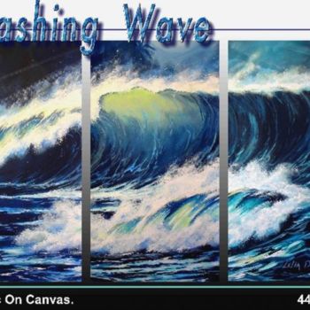"Crashing Wave" başlıklı Tablo Lelia tarafından, Orijinal sanat