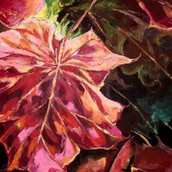 Pintura intitulada "Autumn" por Lelia, Obras de arte originais