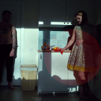 摄影 标题为“u3p4q\ A man. A hid…” 由Leni Smoragdova, 原创艺术品, 电影摄影