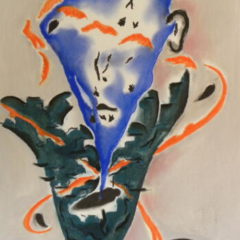 Рисунок под названием "Becoming" - Leo Spreksel, Подлинное произведение искусства, Пастель