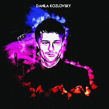 Digital Arts titled "Danila Kozlovsky 001" by Leonardo Lillian, Original Artwork, Digital Painting