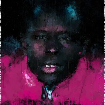 Digital Arts titled "Ali Dia 01" by Leonardo Lillian, Original Artwork, Digital Painting