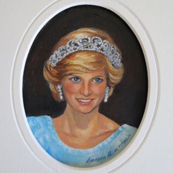 Painting titled "A Princess to Remem…" by Leonora De Lange, Original Artwork, Oil