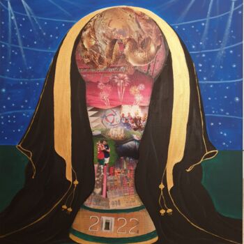 Pintura titulada "FIFA World Cup 2022" por Laila Bouzarwal, Obra de arte original, Acrílico