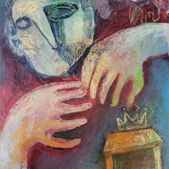 Ζωγραφική με τίτλο "Desire for power" από Liana Asatryan, Αυθεντικά έργα τέχνης, Λάδι
