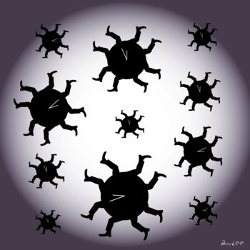 数字艺术 标题为“The-virus_of civili…” 由Lidia Gajek, 原创艺术品, 2D数字工作