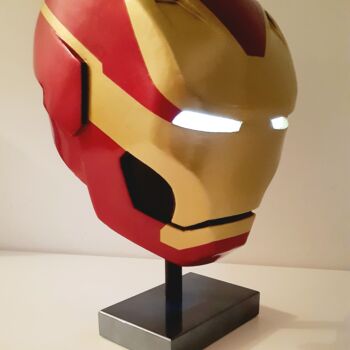 Γλυπτική με τίτλο "Iron man MARK 50 in…" από Lightboarder, Αυθεντικά έργα τέχνης, Ρητίνη