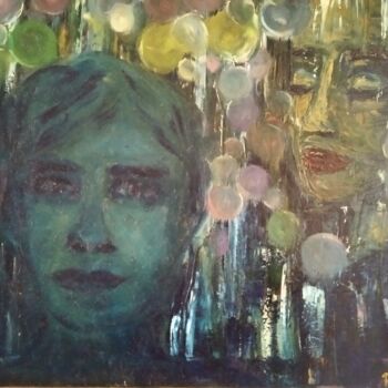 Peinture intitulée "Dreams look" par Liliia Furman, Œuvre d'art originale, Huile