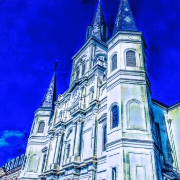 Photography titled "St. Louis Cathedral…" by Lisa Bourgeois, Original Artwork