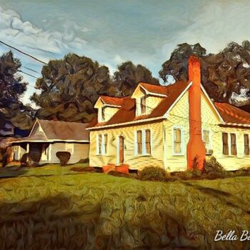 Photography titled "Historical Homes 10" by Lisa Bourgeois, Original Artwork, Digital Photography