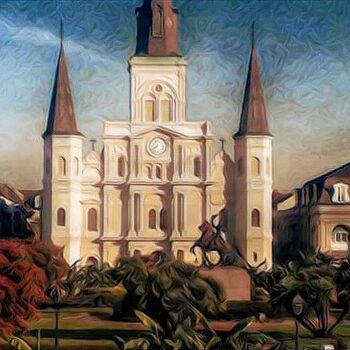 Fotografia zatytułowany „Cathedral” autorstwa Lisa Bourgeois, Oryginalna praca, Fotografia cyfrowa