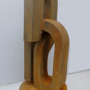 Sculpture titled "Nudos XII" by Lito, Original Artwork, Concrete