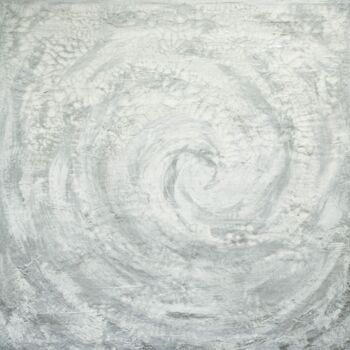 Painting titled "Textured painting B…" by Liubov Suprunova, Original Artwork, Acrylic Mounted on Wood Stretcher frame