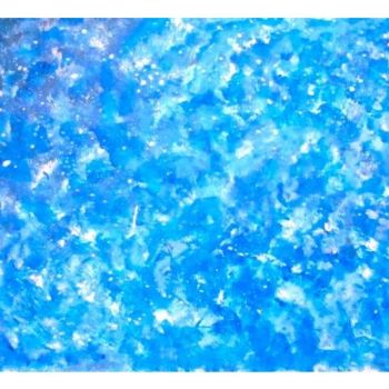 Ζωγραφική με τίτλο "Cosmic Waves, abstr…" από Liza Peninon, Αυθεντικά έργα τέχνης, Ακρυλικό