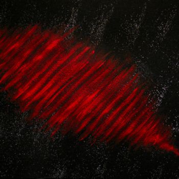 Peinture intitulée "Silent Nebula, abst…" par Liza Peninon, Œuvre d'art originale, Acrylique