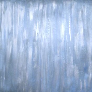 Peinture intitulée "Glacier, abstract p…" par Liza Peninon, Œuvre d'art originale, Acrylique