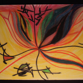 Painting titled "untitled" by Loco, Original Artwork, Pastel