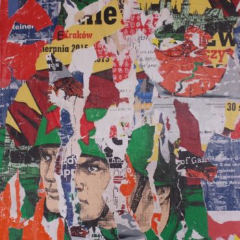 Collages titled "KRAKOW" by Lo Despres, Original Artwork, Paper