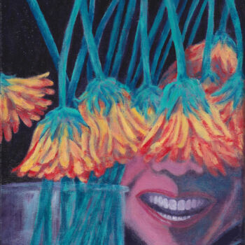 Pintura titulada "Blossoming" por Laure Maniere, Obra de arte original, Gouache