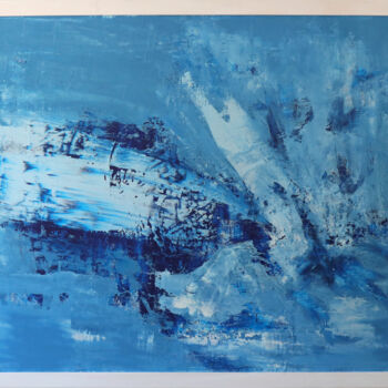 「Original Art, Blue…」というタイトルの絵画 Lora Pavlovaによって, オリジナルのアートワーク, オイル