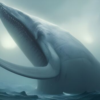 Arts numériques intitulée "testa della balena" par Lorenzo Corti, Œuvre d'art originale, Image générée par l'IA