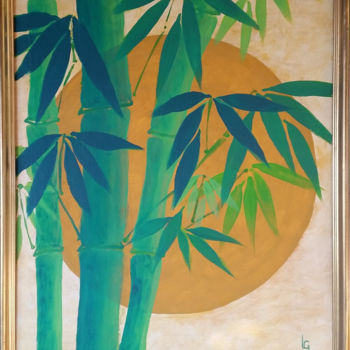 제목이 "Bambous chinois"인 미술작품 Louis Garcia로, 원작, 안료