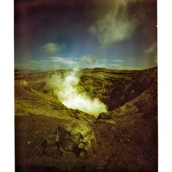 Fotografia intitolato "vulcano naka dake #…" da Luca Baldassari, Opera d'arte originale