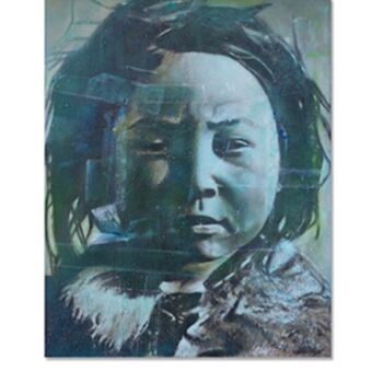 Painting titled "Inuit" by Lucas Cann, Original Artwork, Acrylic