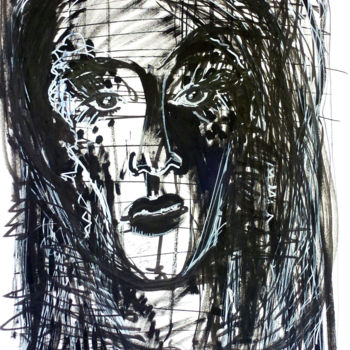Dessin intitulée "Dessin Sketch / Por…" par Lucie Rydlova, Œuvre d'art originale, Autre