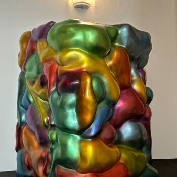 Sculpture titled "sacima" by Lucrezio, Original Artwork, Resin