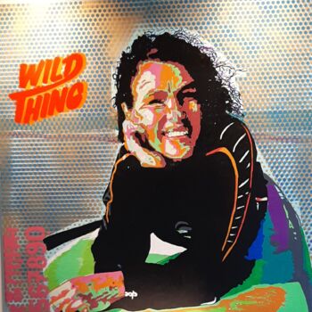 「Wild thing」というタイトルの絵画 Ludo Knaepkensによって, オリジナルのアートワーク, アクリル