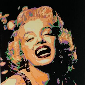 Картина под названием "Marilyn" - Ludo Knaepkens, Подлинное произведение искусства, Акрил
