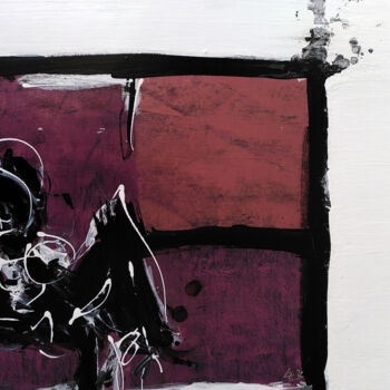 Картина под названием "Re-Clining #3" - Ludwig Zeininger, Подлинное произведение искусства, Акрил Установлен на Деревянная п…