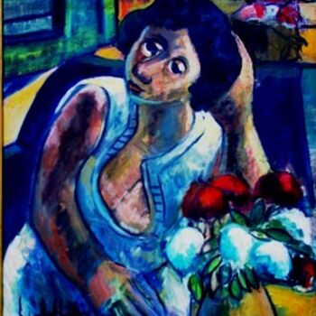 Pintura intitulada "mus050 - Francisca" por Luiz Carlos De Andrade Lima, Obras de arte originais, Óleo