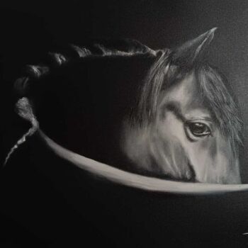 Malarstwo zatytułowany „The Horse” autorstwa Luiz José Teodoro, Oryginalna praca, Olej