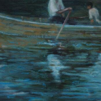 제목이 "study for rowing bo…"인 미술작품 Luke Morgan로, 원작, 기름