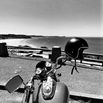 "bike on the seaside" başlıklı Fotoğraf Maak Bran tarafından, Orijinal sanat, Dijital Fotoğrafçılık
