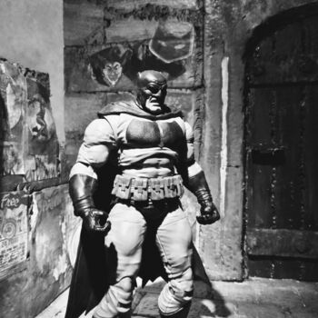 Photographie intitulée "the dark knight" par Maak Bran, Œuvre d'art originale, Photographie numérique