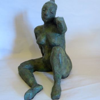 Skulptur mit dem Titel "Dolce Vita" von Mabé, Original-Kunstwerk, Terra cotta