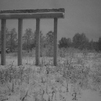 Fotografía titulada "Vestiges de l’ère s…" por Laurence Meyer, Obra de arte original, Fotografía digital