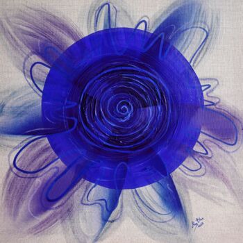 Ζωγραφική με τίτλο "Energy Center - The…" από Mag Blue, Αυθεντικά έργα τέχνης, Ακρυλικό Τοποθετήθηκε στο Ξύλινο φορείο σκελε…
