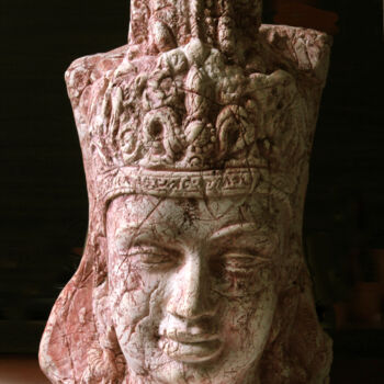 Sculpture titled "Lord Indra" by Mahesh Anjarlekar, Original Artwork, Ceramics