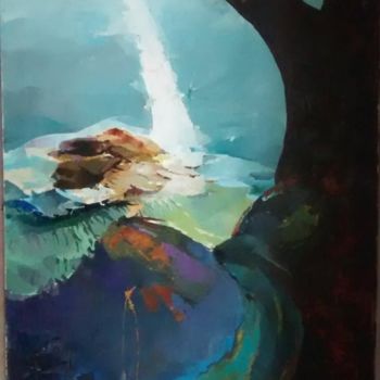 Painting titled "Pure light" by Meyra Ruth, Original Artwork, Oil