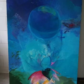 Painting titled "Re-Turn" by Meyra Ruth, Original Artwork, Oil