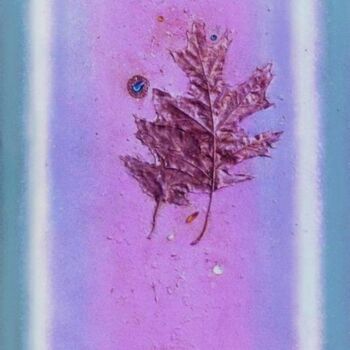 Peinture intitulée "Leaf #1" par Mal, Œuvre d'art originale, Acrylique Monté sur Châssis en bois