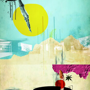 Digitale Kunst getiteld "Untitled 10" door Manar Ali Hassan, Origineel Kunstwerk, Digitale collage