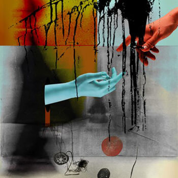 Arte digital titulada "Convergence - JALAL…" por Manar Ali Hassan, Obra de arte original, Collages digitales